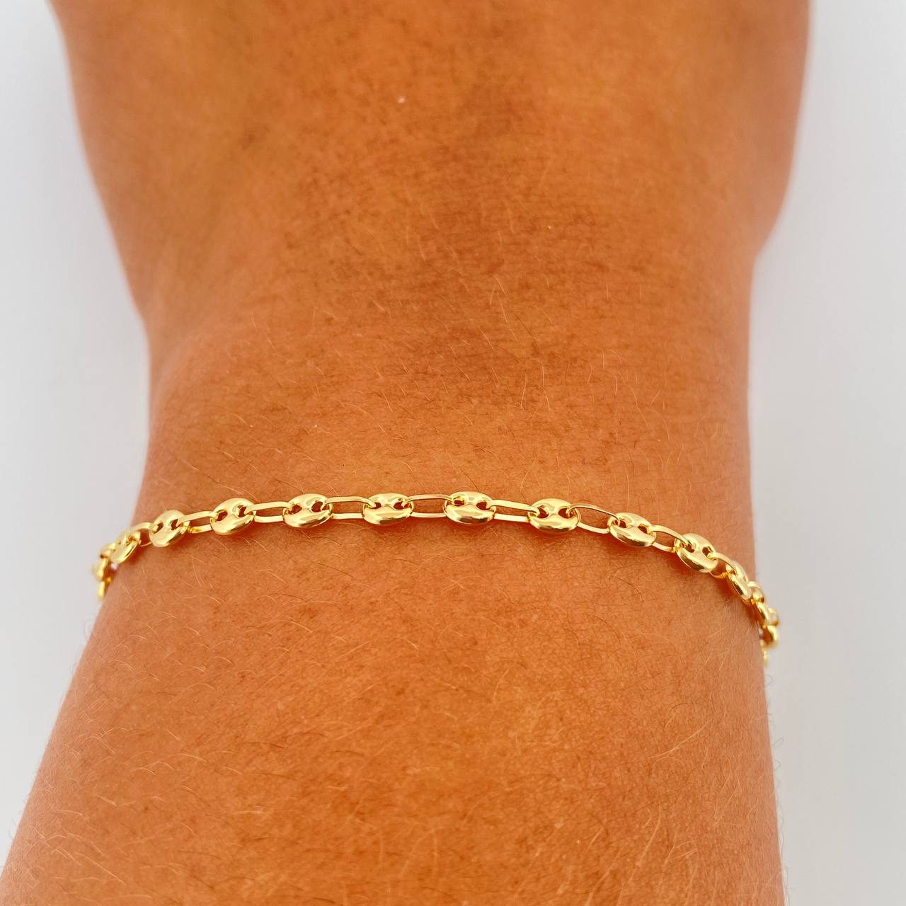 Pulso GC 2.1gr / 19cm / 3mm Oro Amarillo 18K +
