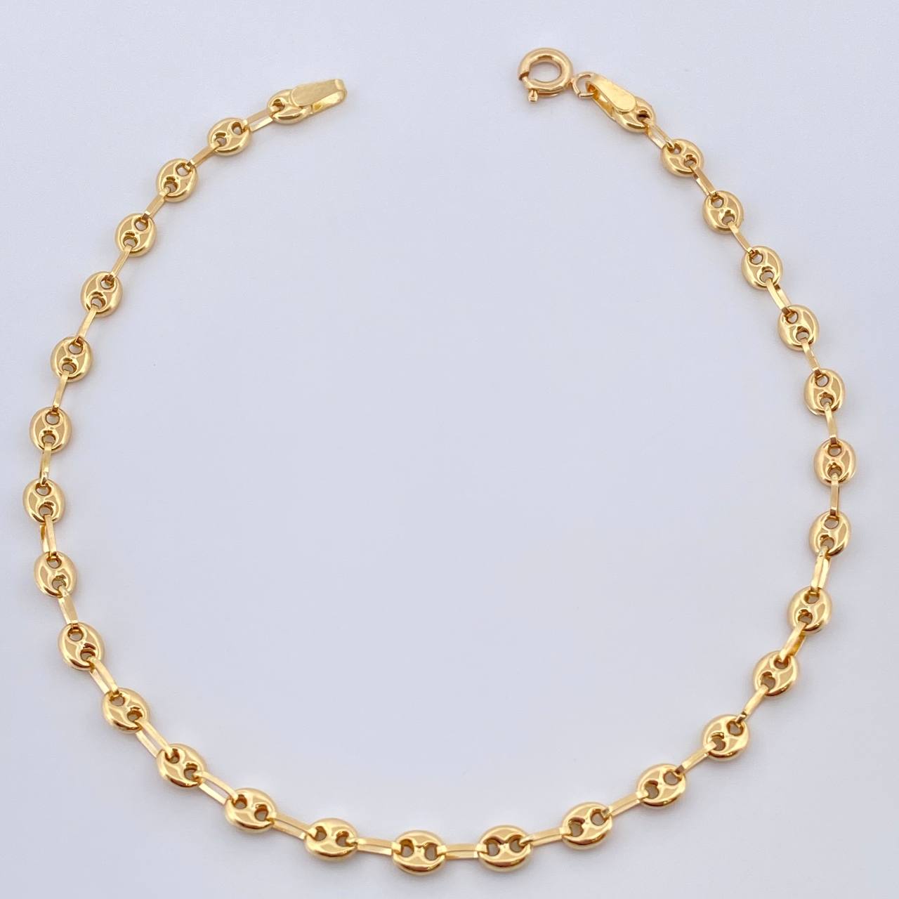 Tobillera GC 2.6gr / 25.5cm / 3.3mm Oro Amarillo 18K %