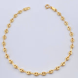 Tobillera GC 2.6gr / 25.5cm / 3.3mm Oro Amarillo 18K %