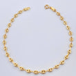 Tobillera Gc 2.8gr / 25.5cm / 3mm Oro Amarillo 18K &