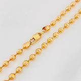 Cadena Militar Diamantada 43.5g / 75cm / 5mm Oro Rosa 18K