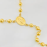 Rosario Virgen Milagrosa 16.3g / 65cm / 5mm Oro Amarillo 18K