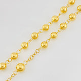Rosario Virgen Milagrosa 16.2g / 65cm / 5mm Oro Amarillo 18K