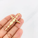 Dije Cruz Cristo 1.65g / 5.1cm Oro Amarillo 18K