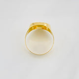 Anillo Bordeado Virgen del Carmen 3.85g / T10 1/4 Oro Amarillo 18K