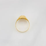 Anillo Sello Cuadrado 1.3g / T4 3/4 Oro Amarillo 18K