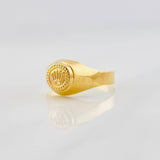 Anillo Sello Corona 1.6g / T6 Oro Amarillo 18K