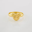 Anillo Raton Diamantado 0.9g / T4 3/4 Oro Amarillo 18K