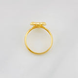 Anillo Raton Diamantado 0.9g / T4 3/4 Oro Amarillo 18K