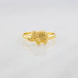 Anillo Elefante Diamantado 0.95g / T4 1/2 Oro Amarillo 18K