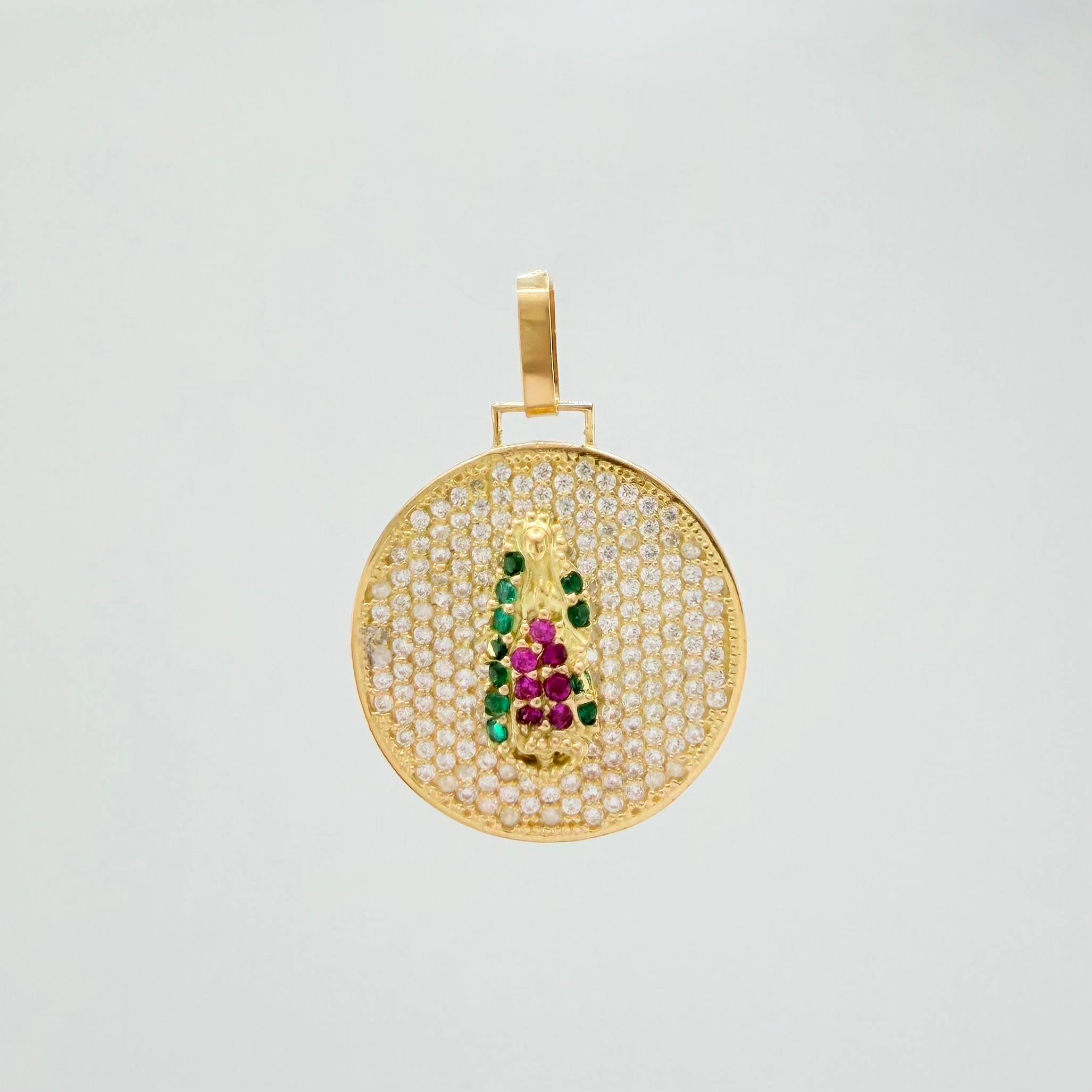 Dije Virgen De Guadalupe 3.7 g / 2.7 cm Oro Amarillo 18K