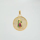 Dije Virgen De Guadalupe 3.7 g / 2.7 cm Oro Amarillo 18K