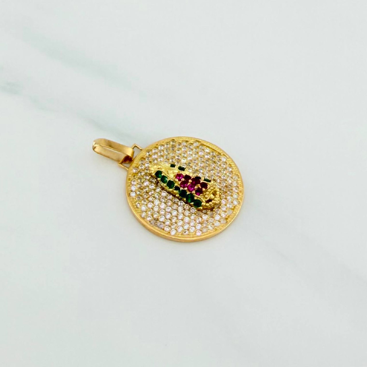 Dije Virgen De Guadalupe 3.7 g / 2.7 cm Oro Amarillo 18K