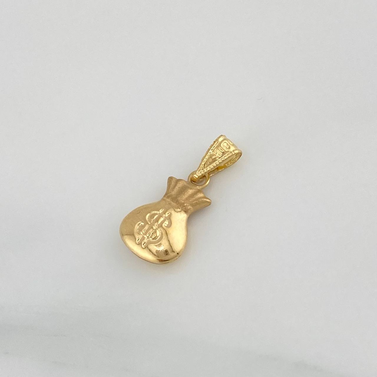 Dije Bolsa Dinero 0.75 g / 2 cm Oro Amarillo 18K