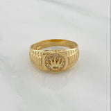 Anillo Correa Corona 4.05 g / T10 Oro Amarillo 18K
