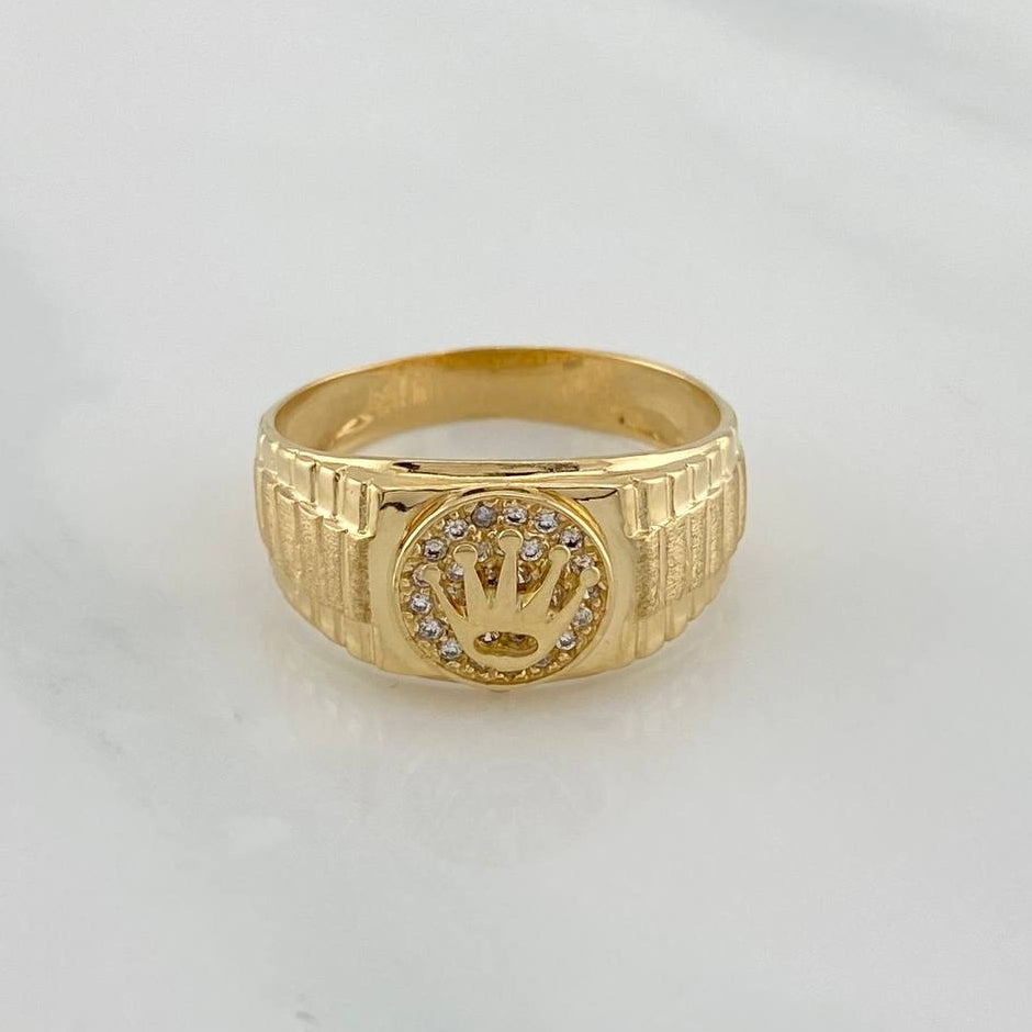 Anillo Correa Corona 4.1 g / T9 Oro Amarillo 18K