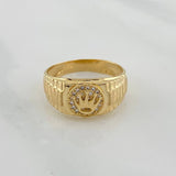 Anillo Correa Corona 4.1 g / T9 Oro Amarillo 18K