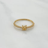 Anillo Lv 1.2 g / T7 1/2 Oro Amarillo 18K