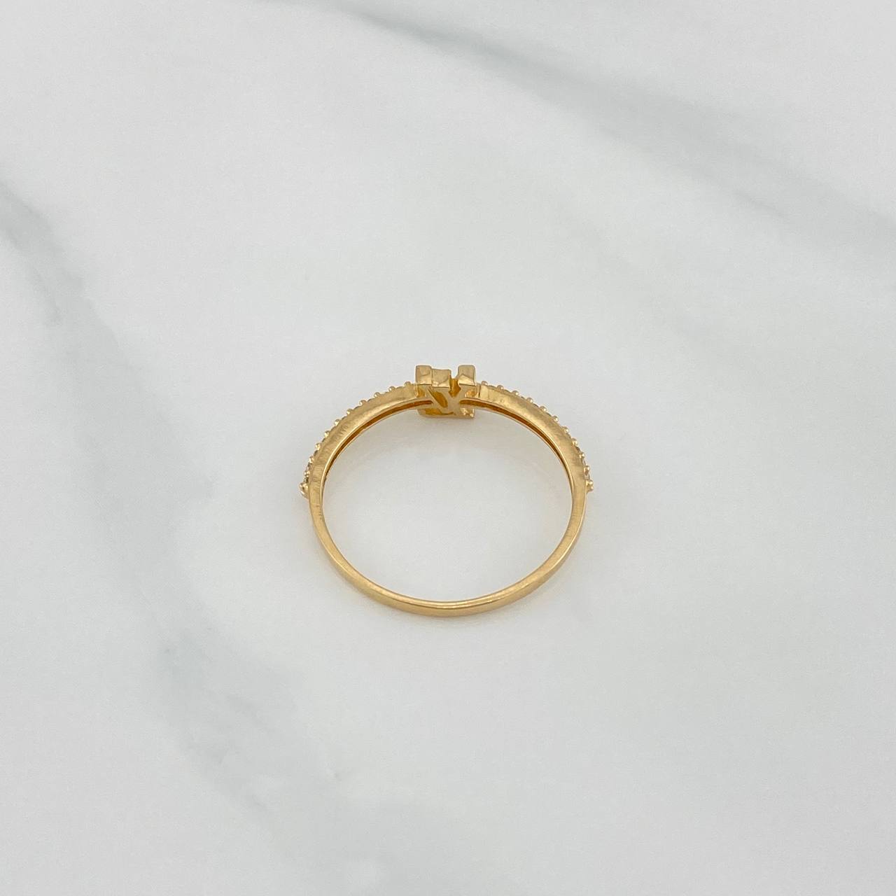 Anillo Lv 1.2 g / T7 1/4 Oro Amarillo 18K