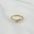 Anillo Doble Linea 1.25 g / T5 3/4 Oro Amarillo 18K