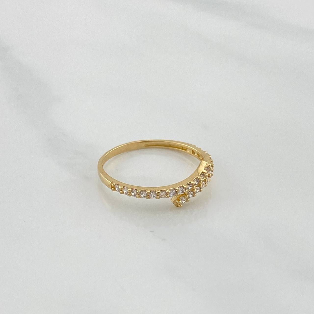 Anillo Doble Linea 1.25 g / T5 3/4 Oro Amarillo 18K