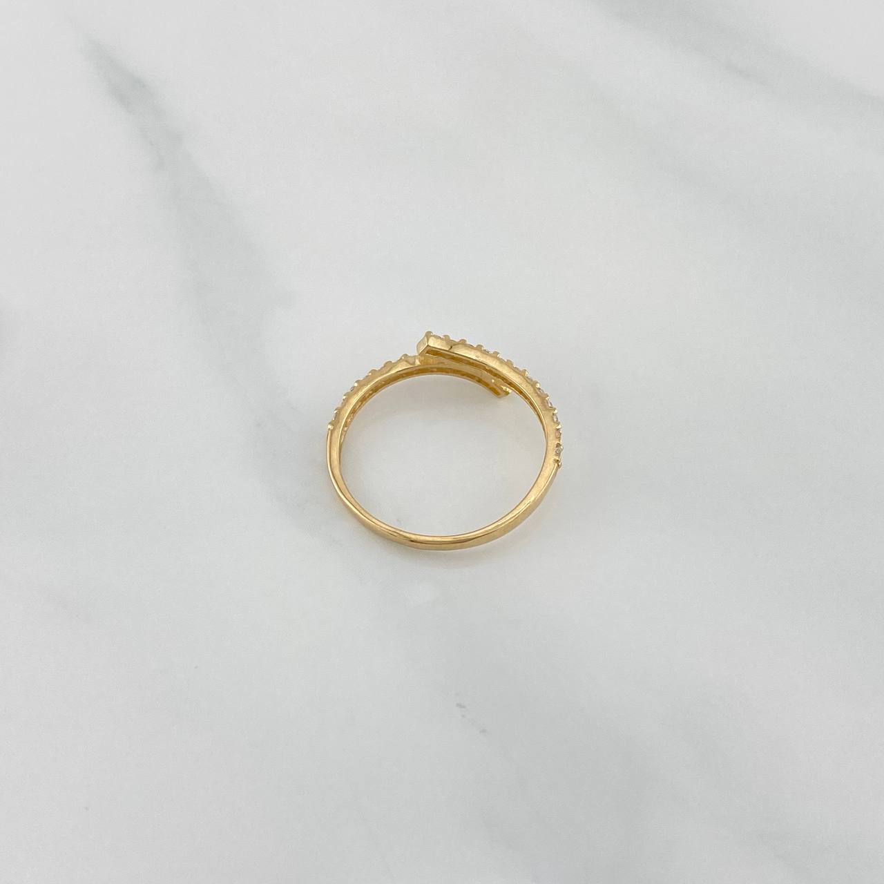 Anillo Doble Linea 1.25 g / T5 3/4 Oro Amarillo 18K