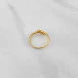 Anillo Doble Linea 1.25 g / T5 3/4 Oro Amarillo 18K
