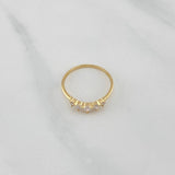 Anillo Circulos 1.35 g / T6 3/4 Oro Amarillo 18K