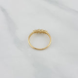 Anillo Circulos 1.25 g / T5 3/4 Oro Amarillo 18K
