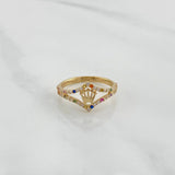 Anillo Corona 1.6 g / T5 Oro Amarillo 18K