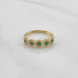 Anillo Churumbela Flores 1.9 g / T6 1/4 Oro Amarillo 18K