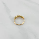 Anillo Churumbela Flores 1.9 g / T6 1/4 Oro Amarillo 18K