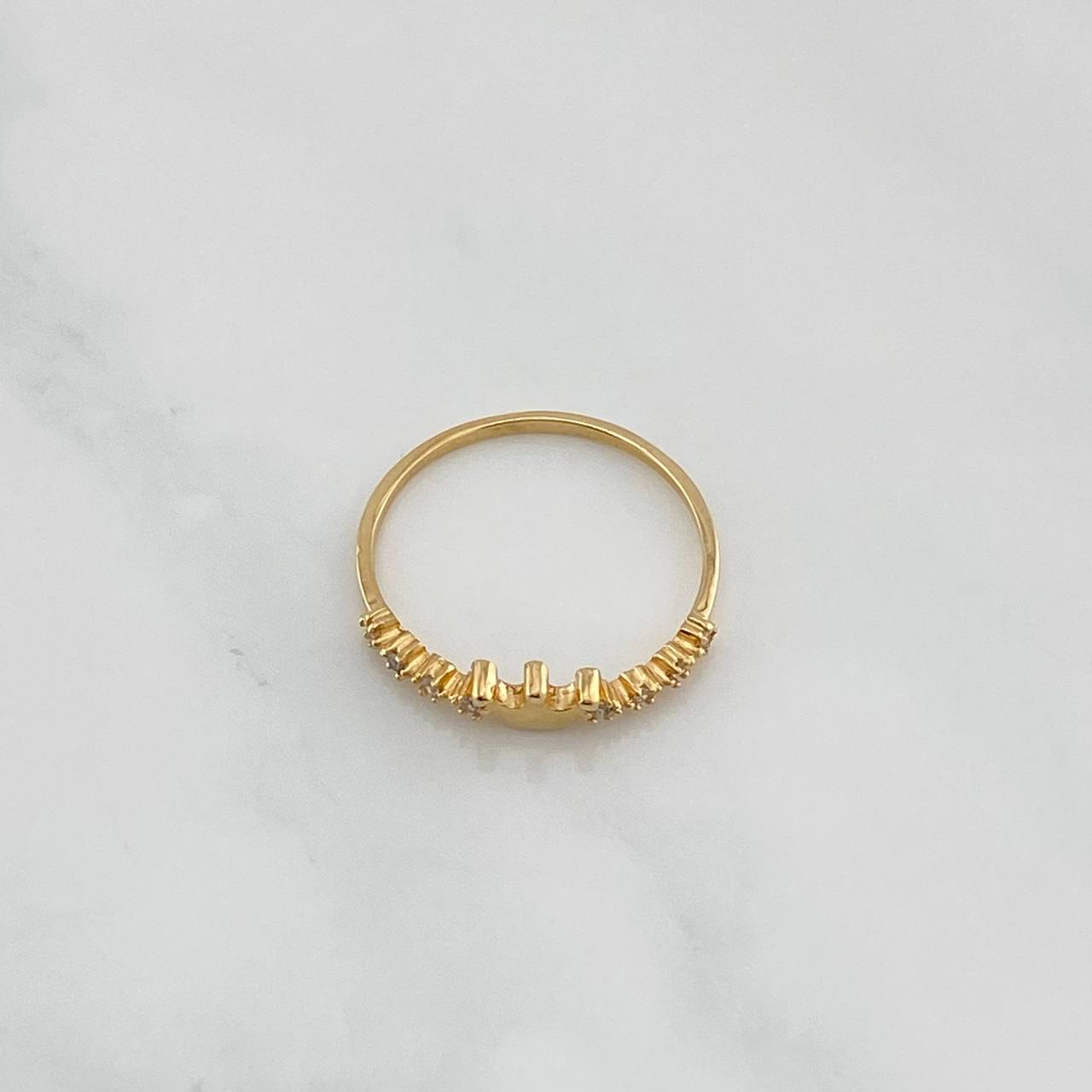 Anillo Corona 1.55 g / T7 3/4 Oro Amarillo 18K