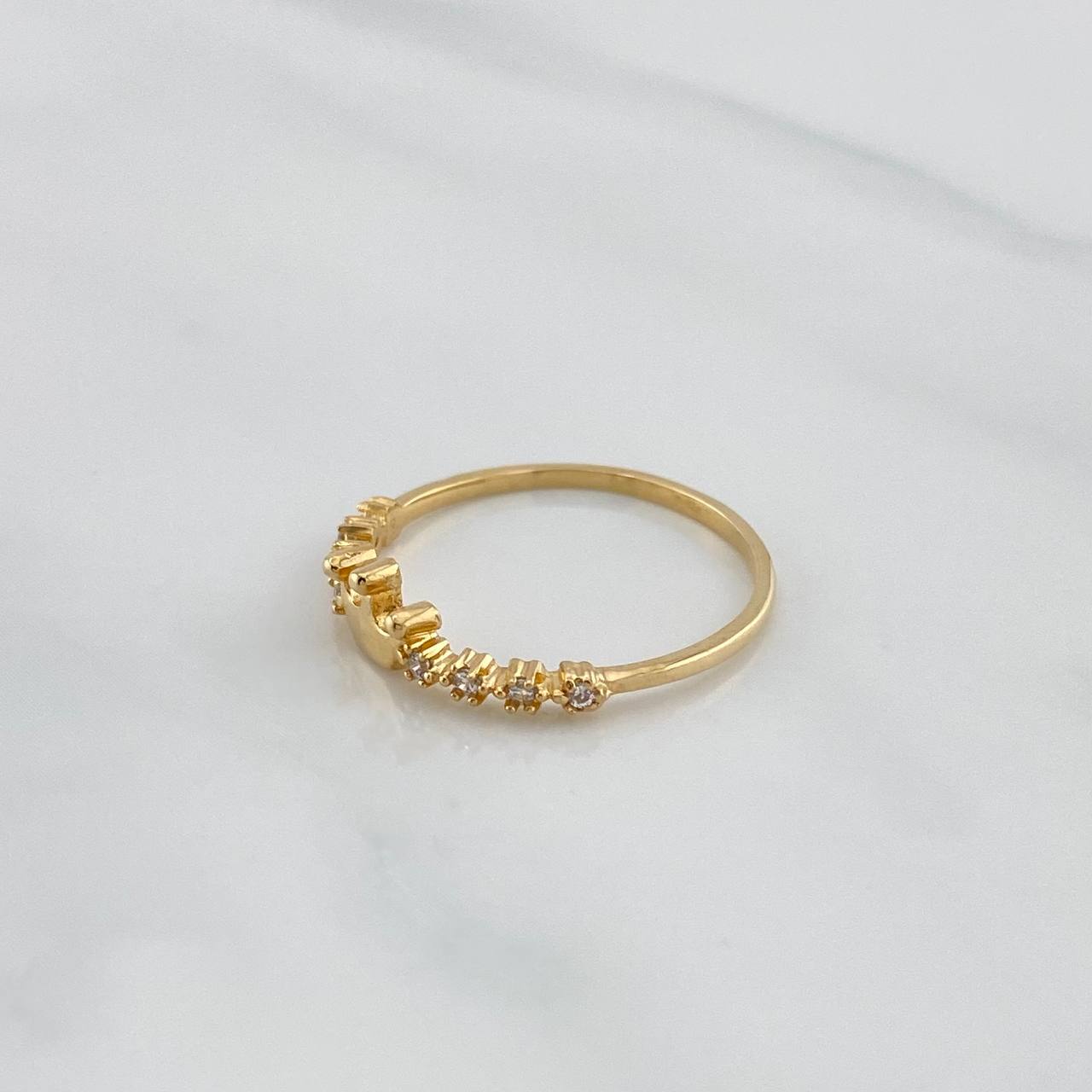Anillo Corona 1.55 g / T7 3/4 Oro Amarillo 18K
