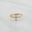 Anillo Cruz 1 g / T6 1/4 Oro Amarillo 18K