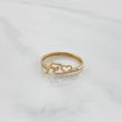 Anillo Fe Corazon 1.5 g / T6 3/4 Oro Amarillo 18K