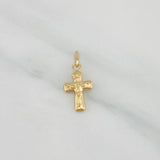 Dije Cruz Cristo 0.4 g / 1.9 cm Oro Amarillo 18K