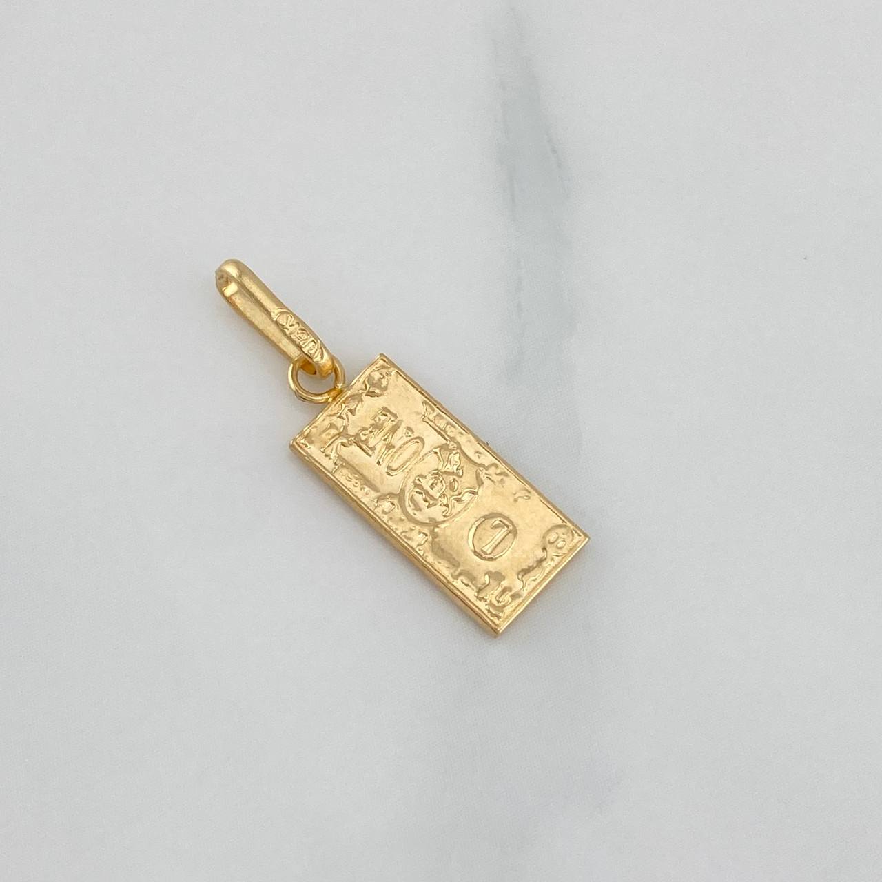 Dije One Dolar 0.7 g / 2.4 cm Oro Amarillo 18K