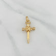Dije Cruz Clavos 3.9 g / 3.7 cm Oro Amarillo 18K