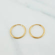 Candongas Aro 0.7 g / 1.4 cm Oro Amarillo 18K