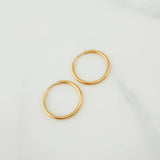 Candongas Aro 0.7 g / 1.4 cm Oro Amarillo 18K