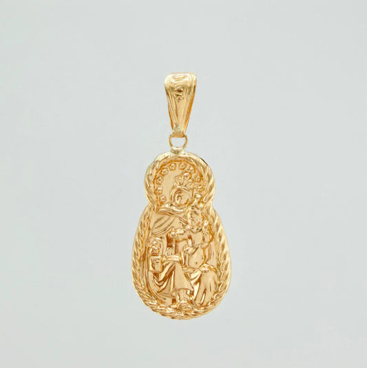 Dije Virgen Del Carmen 1.95 g / 3.7 cm Oro Amarillo 18K