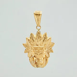 Dije Indio 1.8 g / 3.6 cm Oro Amarillo 18K
