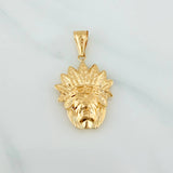 Dije Indio 1.8 g / 3.6 cm Oro Amarillo 18K