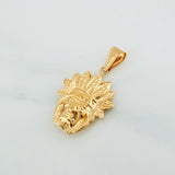 Dije Indio 1.8 g / 3.6 cm Oro Amarillo 18K