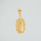 Dije Virgen Guadalupe 1.7 g / 3.4 cm Oro Amarillo 18K