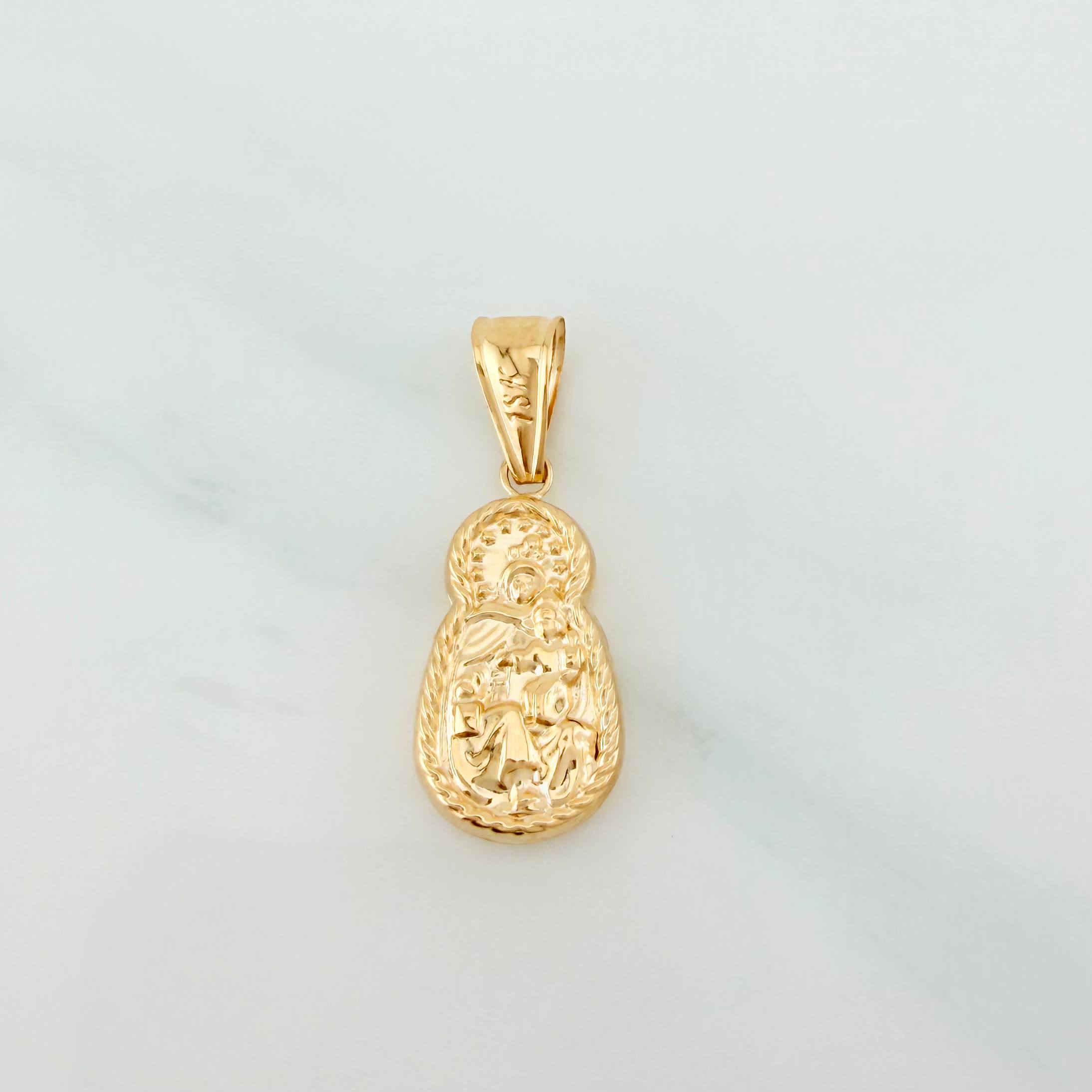 Dije Virgen Del Carmen 1.2 g / 3 cm Oro Amarillo 18K