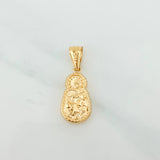 Dije Virgen Del Carmen 1.2 g / 3 cm Oro Amarillo 18K