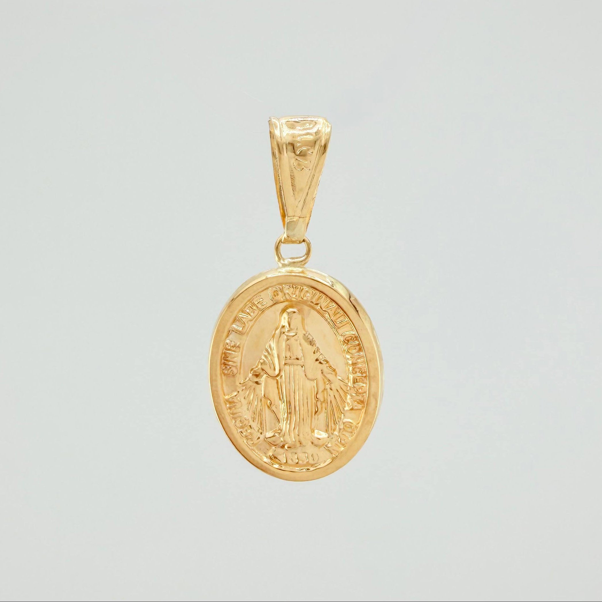 Dije Virgen Milagrosa 1.4 g / 3 cm Oro Amarillo 18K