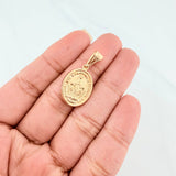 Dije Virgen Milagrosa 1.4 g / 3 cm Oro Amarillo 18K